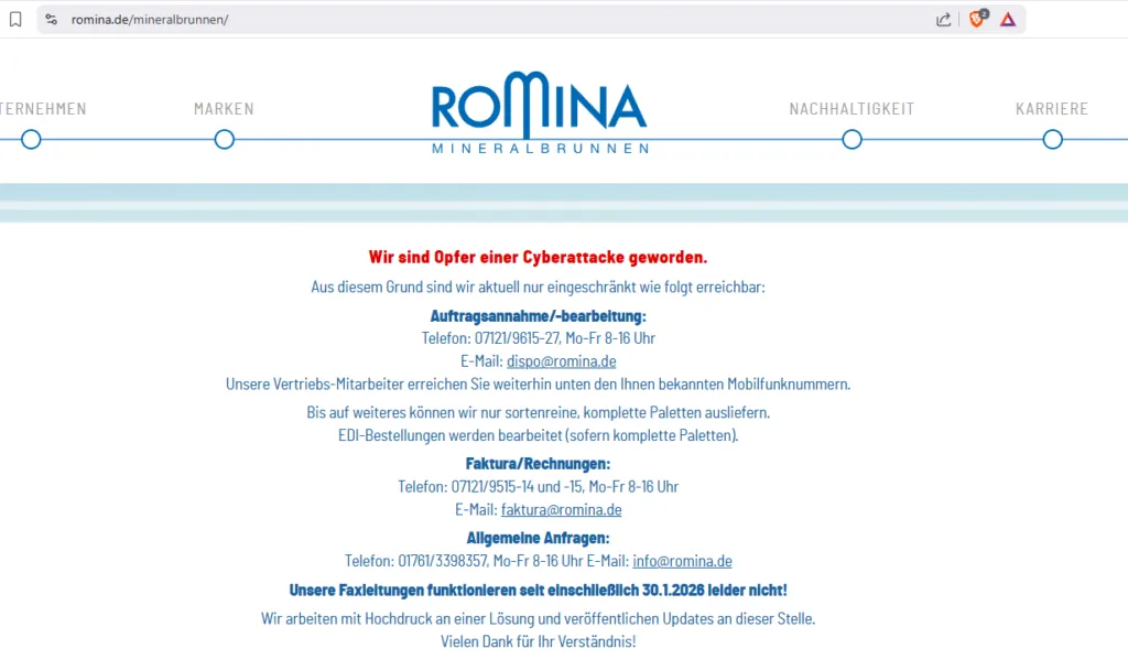 Ransomware-Lösegeldforderung auf einem Bildschirm